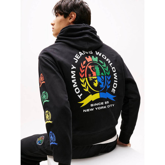 Tommy Hilfiger Ανδρικό φούτερ Crest Back Graphic Relaxed Hoody